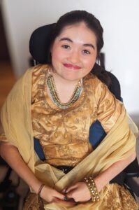 Naomi, young woman with ZC4H2 Associated Rare Disorders